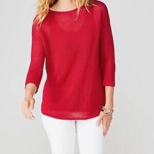 J. Jill Mai Textured Pullover Knit Sweater